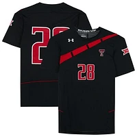 Texas Tech Red Raiders Team-Issued #28 Black Jersey from the Athletics Program