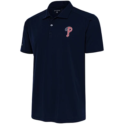 Men's Antigua Navy Philadelphia Phillies Patriotic Tribute Polo