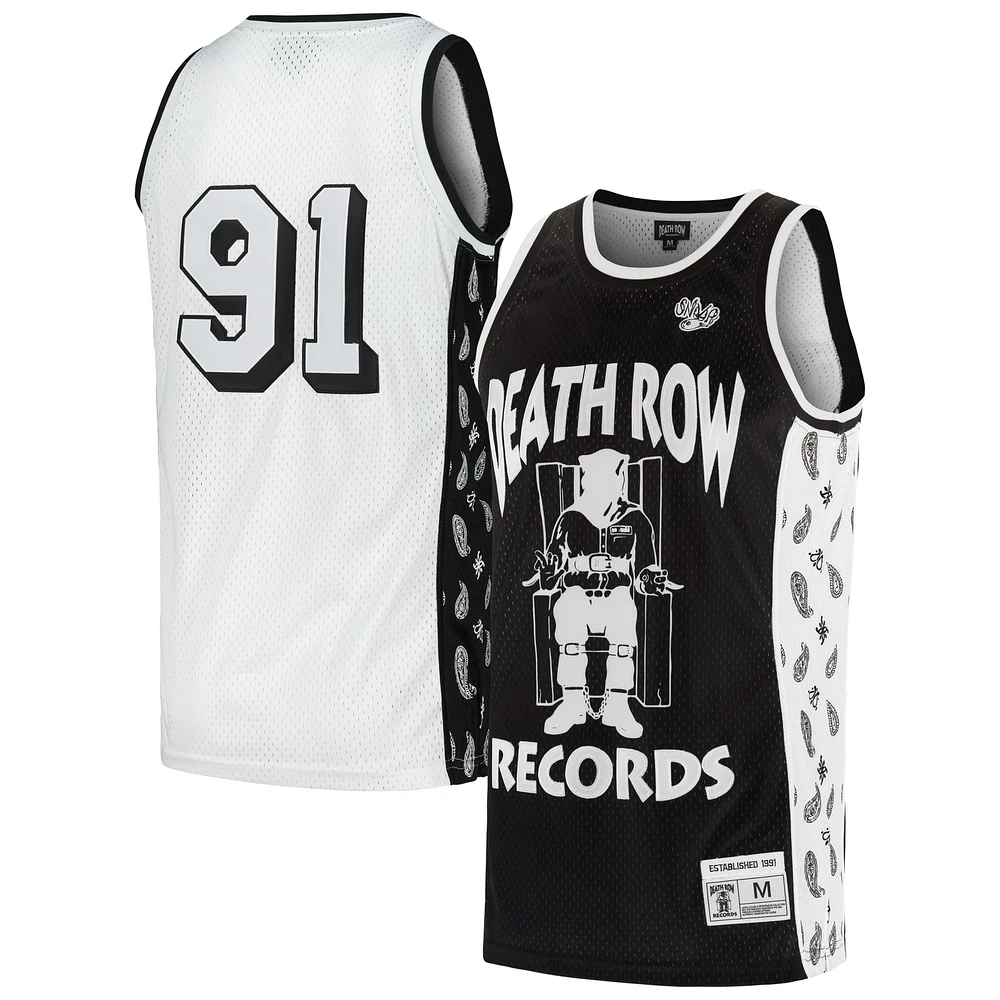 Men's White Death Row Records Basketball Jersey