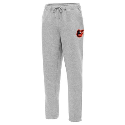 Men's Antigua Heather Gray Baltimore Orioles Victory Jogger Pants