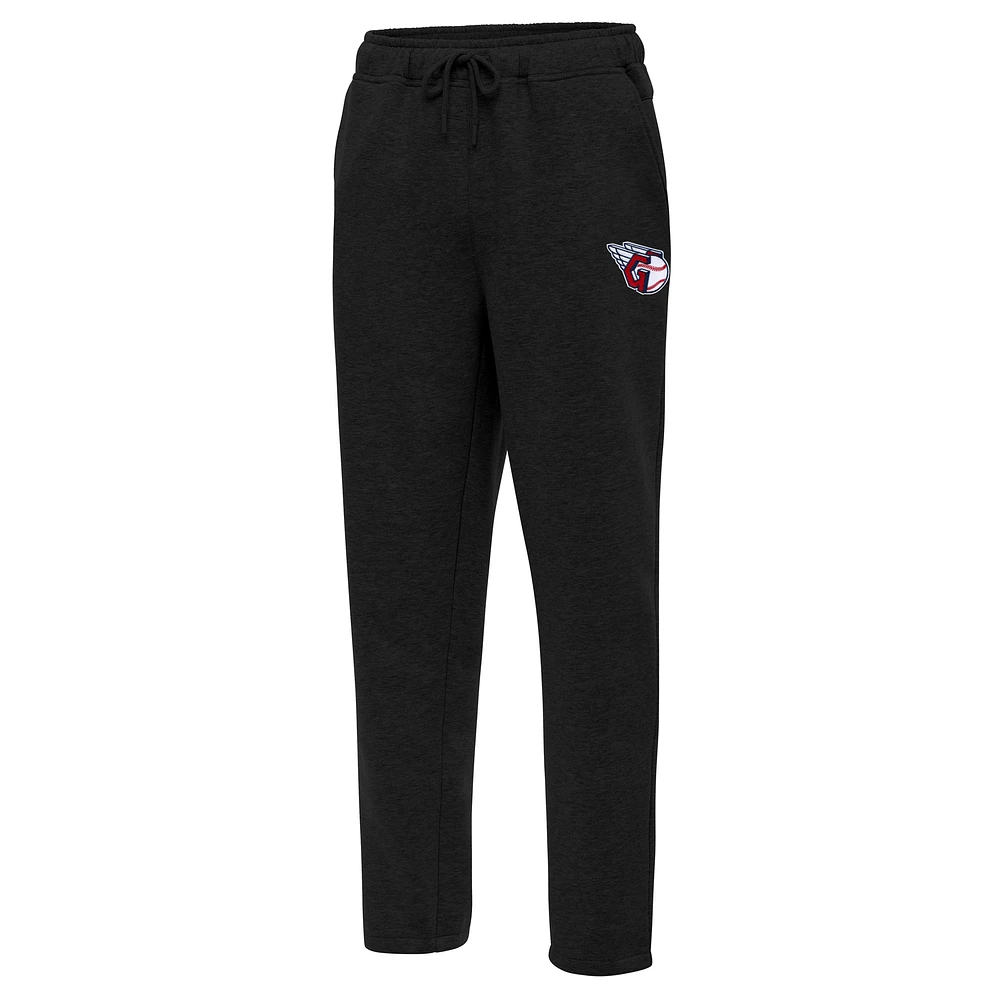 Men's Antigua Black Cleveland Guardians Victory Jogger Pants