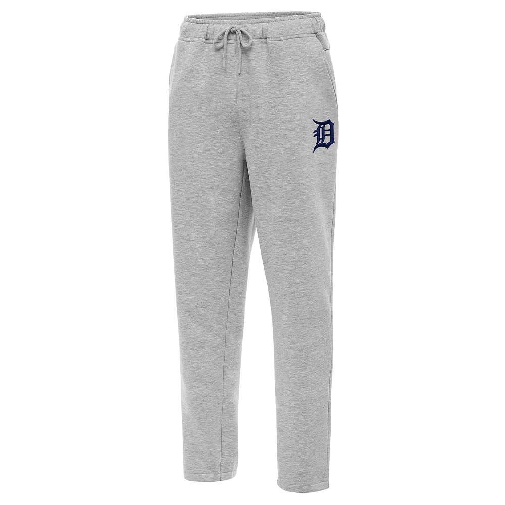 Men's Antigua Heather Gray Detroit Tigers Victory Jogger Pants