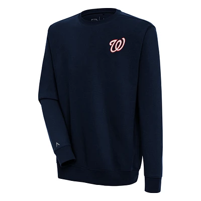 Men's Antigua Navy Washington Nationals Victory Pullover Sweatshirt