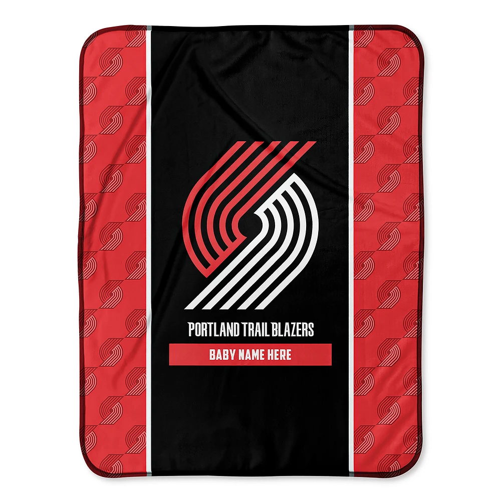 Portland Trail Blazers 30" x 40" Personalized Baby Blanket