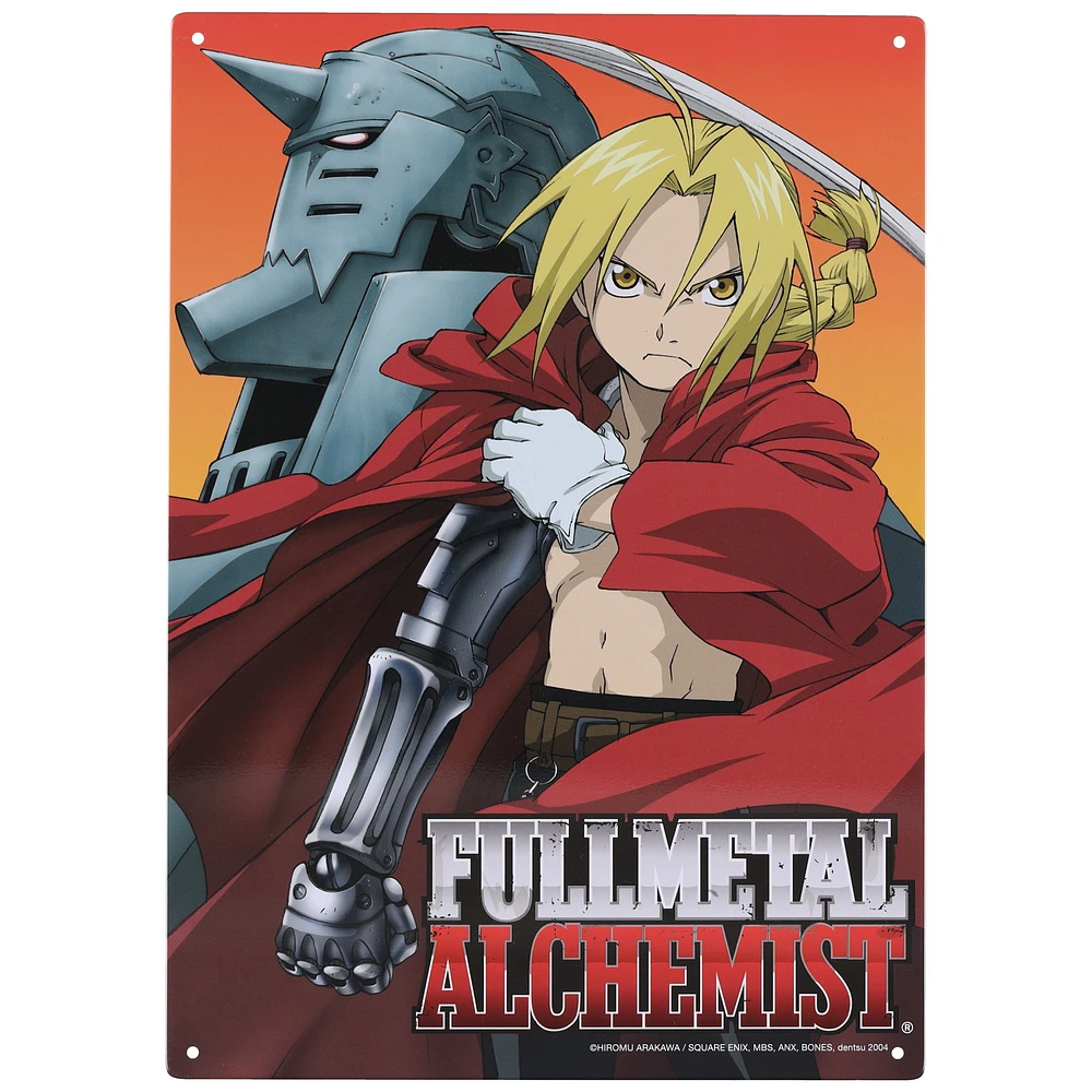 Fullmetal Alchemist 11.5" x 8.25" Metal Sign
