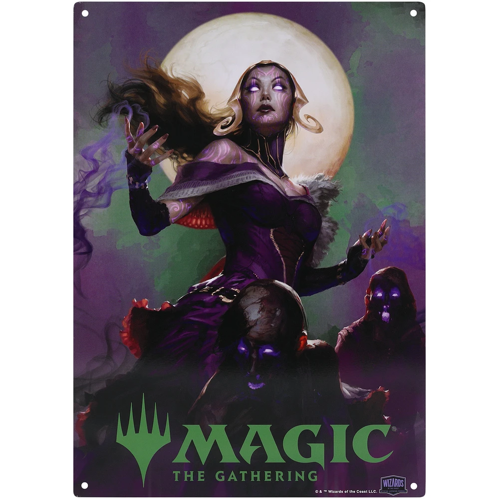 Magic The Gathering 11.5" x 8.25" Liliana Metal Sign