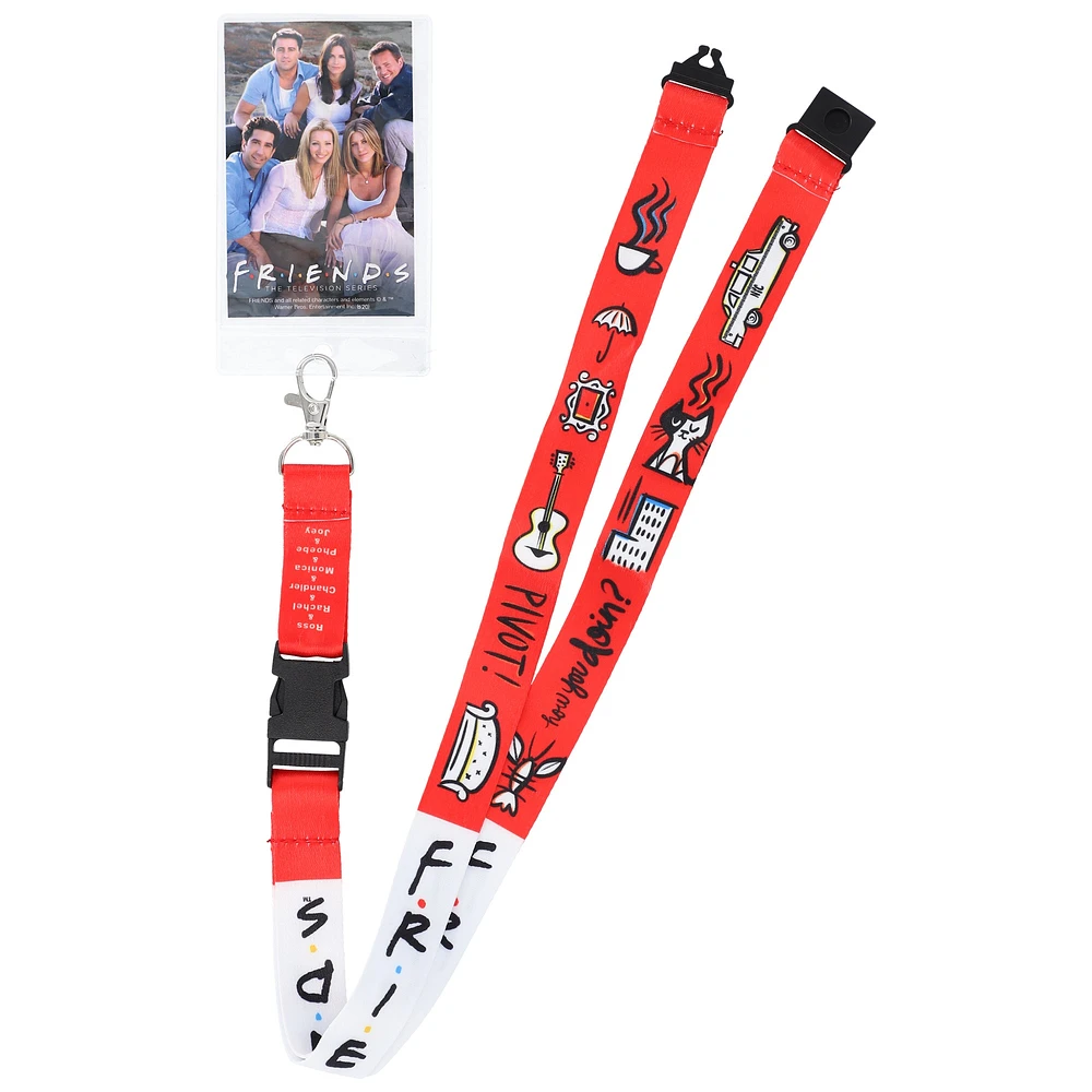 Friends Reversible Lanyard with ID Holder