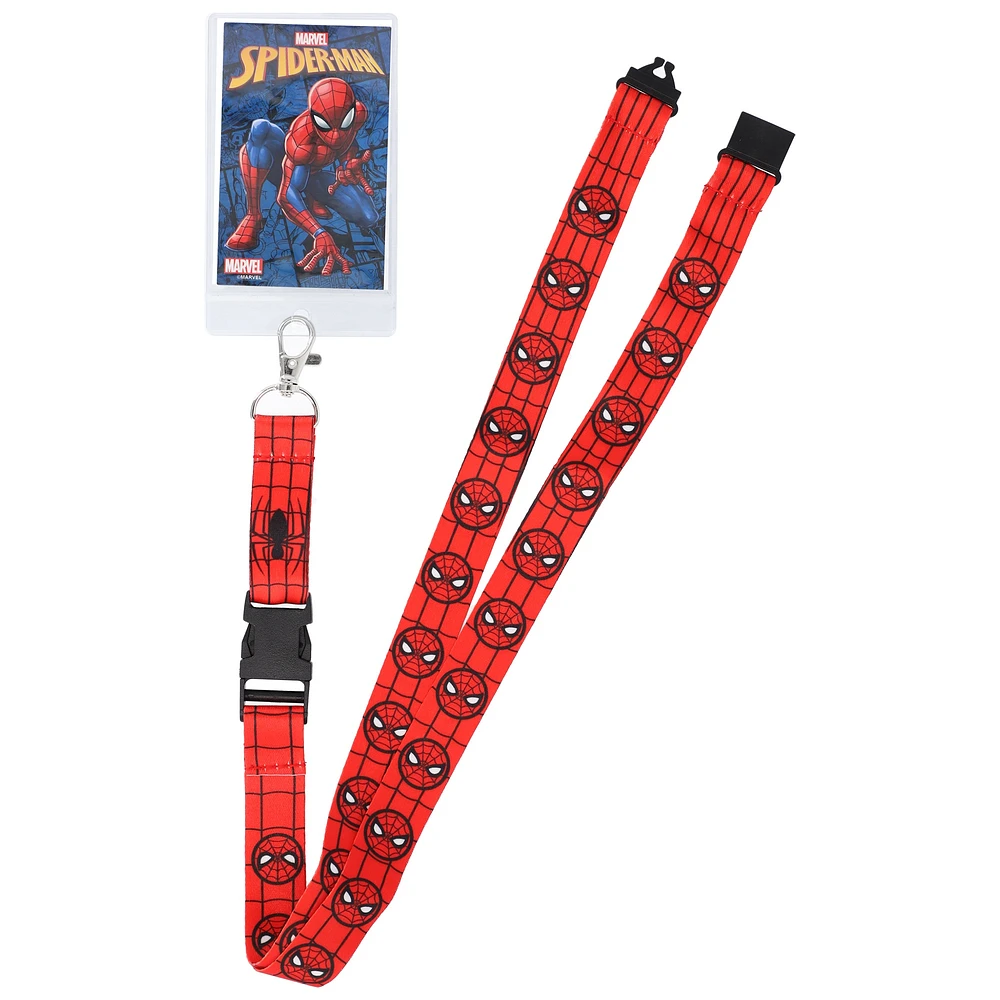 Spider-Man Reversible Lanyard with ID Holder
