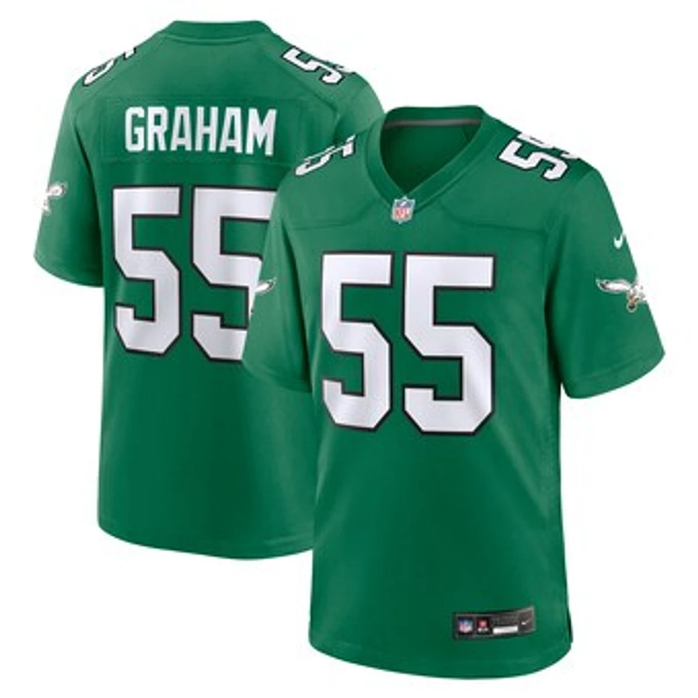 Men's Nike Brandon Graham Kelly Green Philadelphia Eagles Alternate Game Jersey