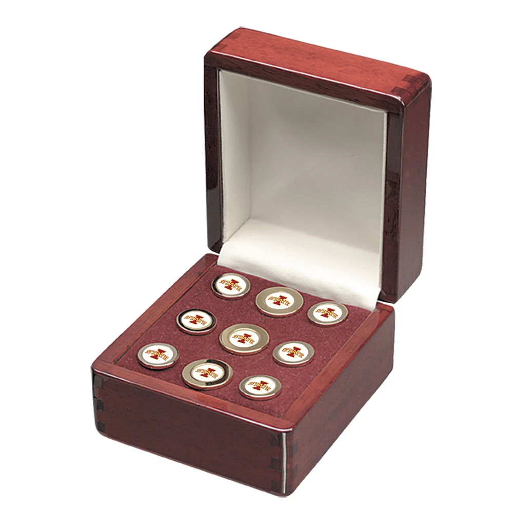Gold Iowa State Cyclones 9-Piece Blazer Button Set
