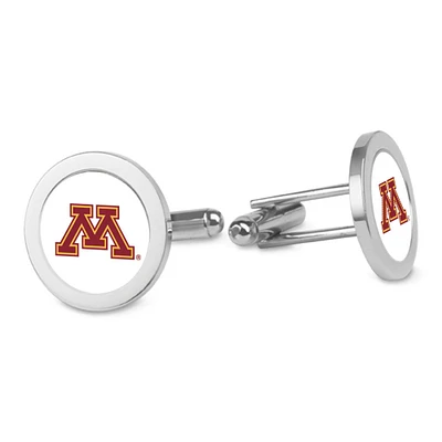 Silver Minnesota Golden Gophers Cufflinks