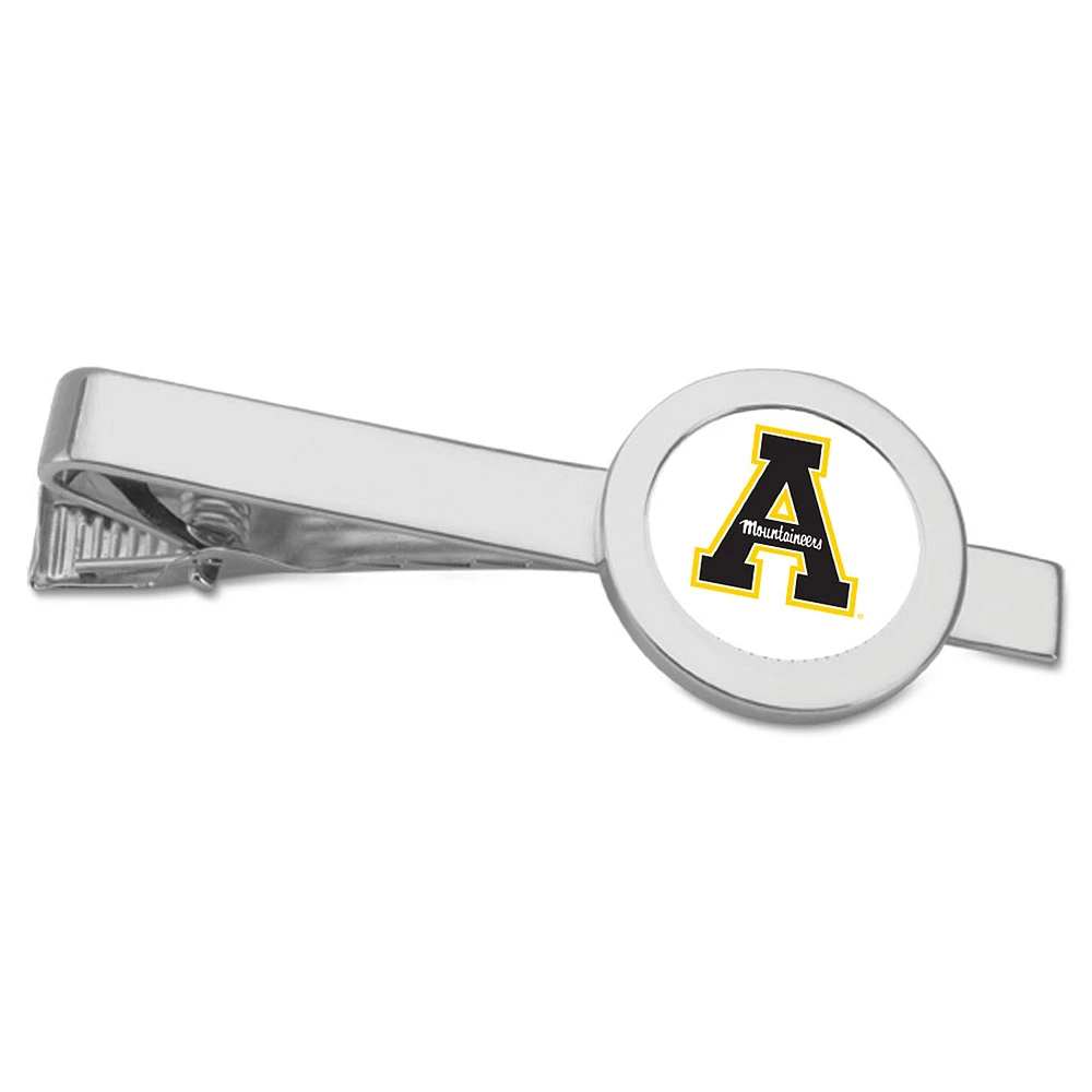 Silver Appalachian State Mountaineers Tie Bar