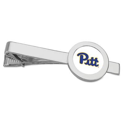 Silver Pitt Panthers Tie Bar