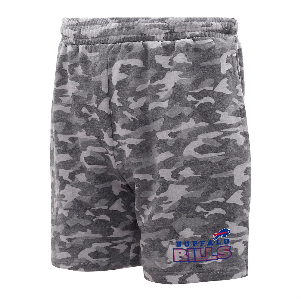 Men's Concepts Sport Charcoal Buffalo Bills Biscayne Camo Shorts
