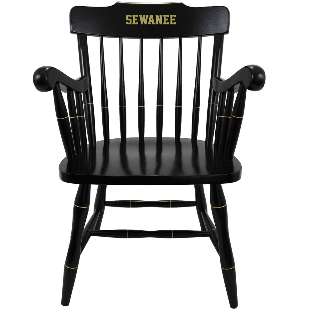 Black Sewanee Tigers Captain's Chair