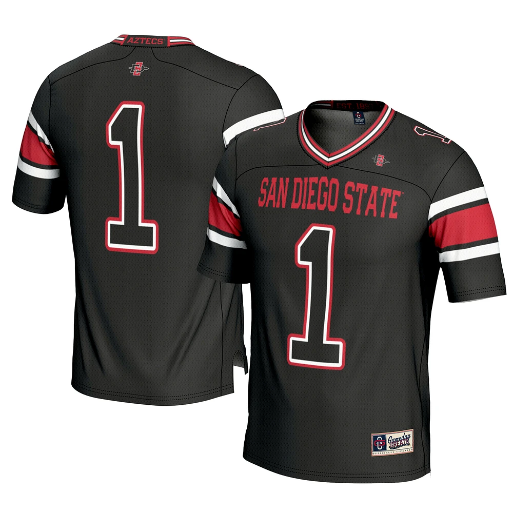 Youth GameDay Greats #1 Black San Diego State Aztecs Football Jersey
