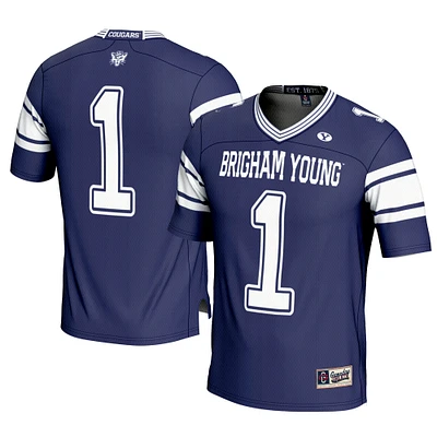 Men's GameDay Greats #1 Navy BYU Cougars Football Jersey