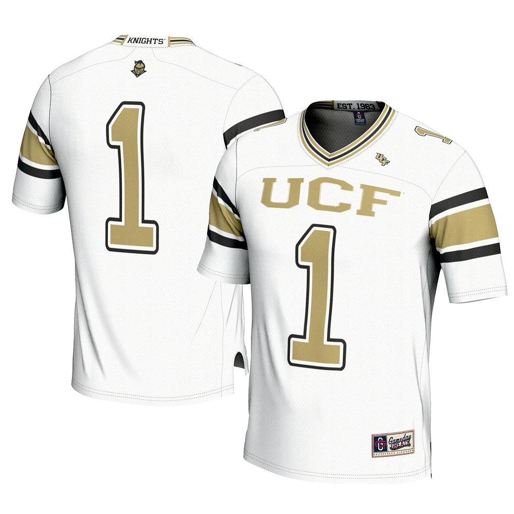 Men's GameDay Greats #1 White UCF Knights Football Jersey