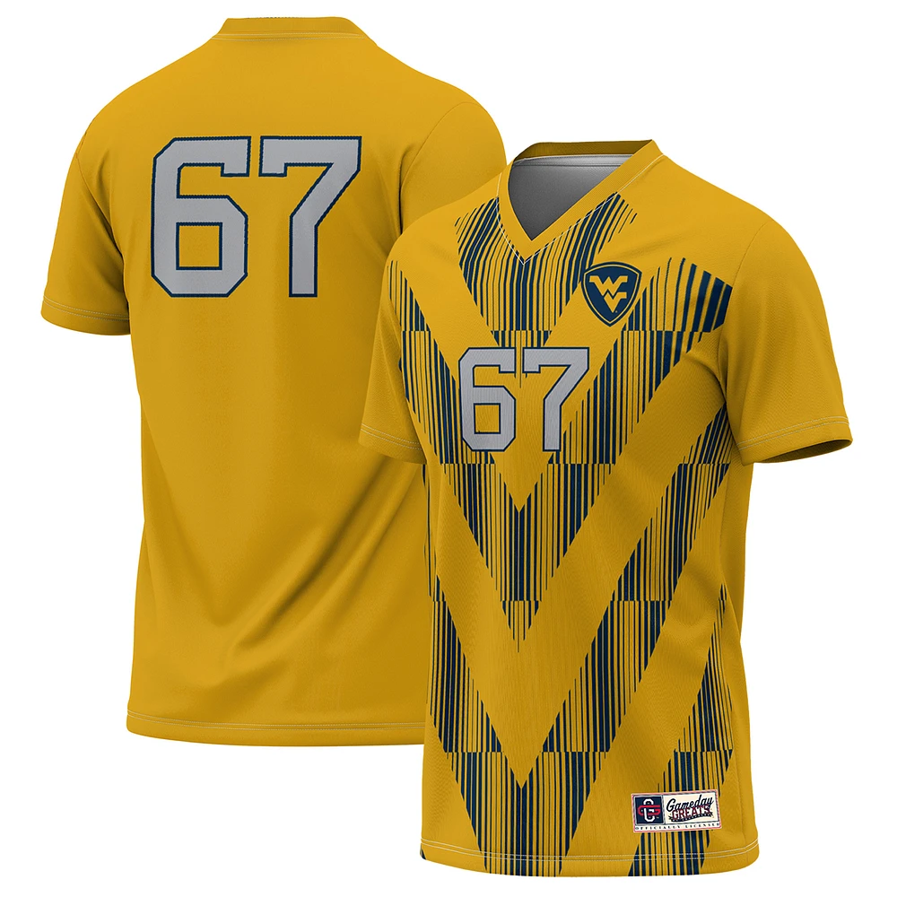 Men's GameDay Greats Gold West Virginia Mountaineers Lightweight Soccer Jersey