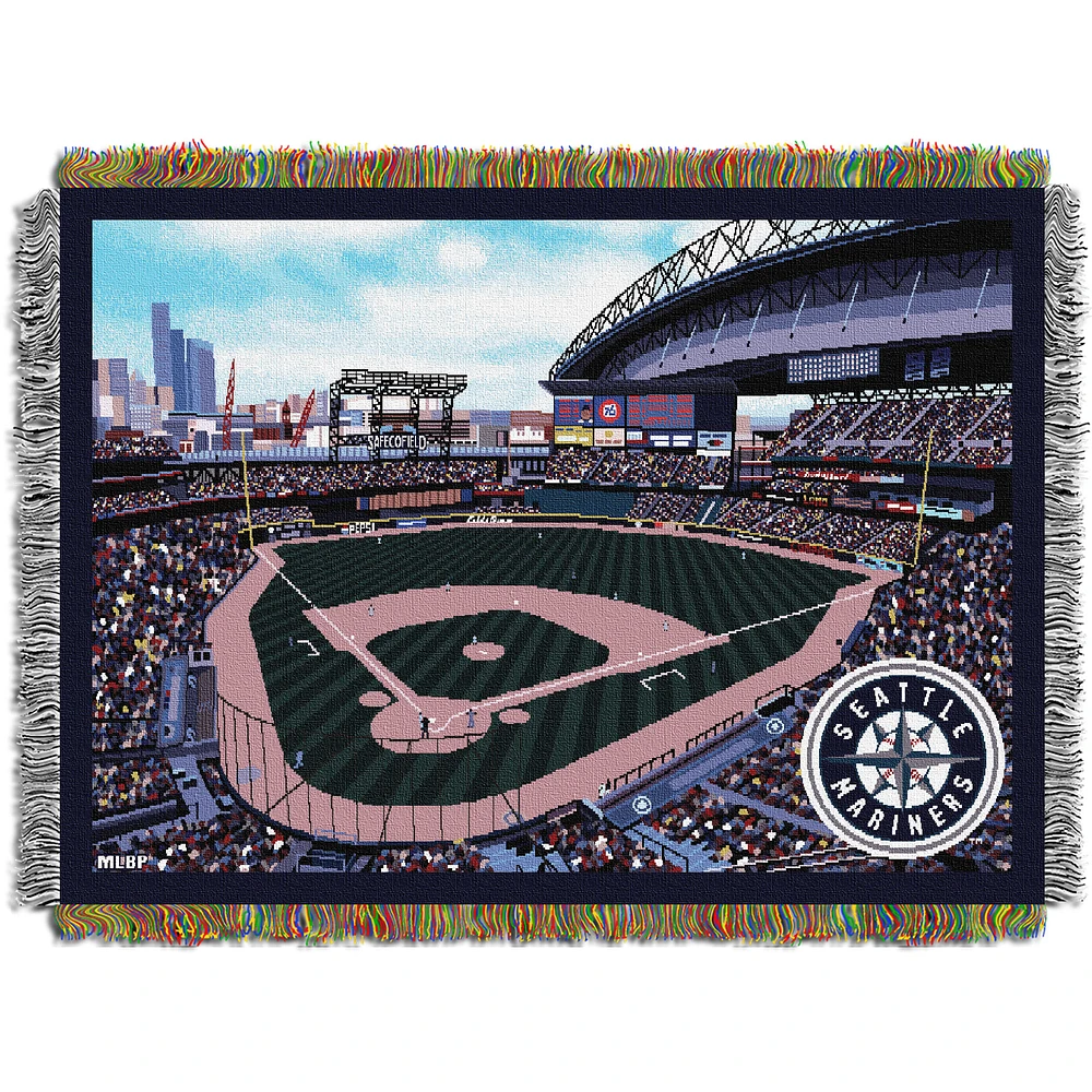 The Northwest Group Seattle Mariners 48" x 60" Stadium Tapestry Throw Blanket
