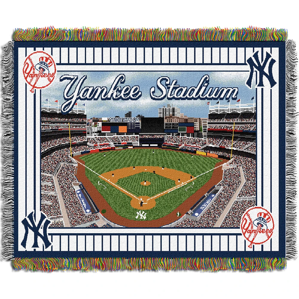The Northwest Group New York Yankees 48" x 60" Stadium Tapestry Throw Blanket