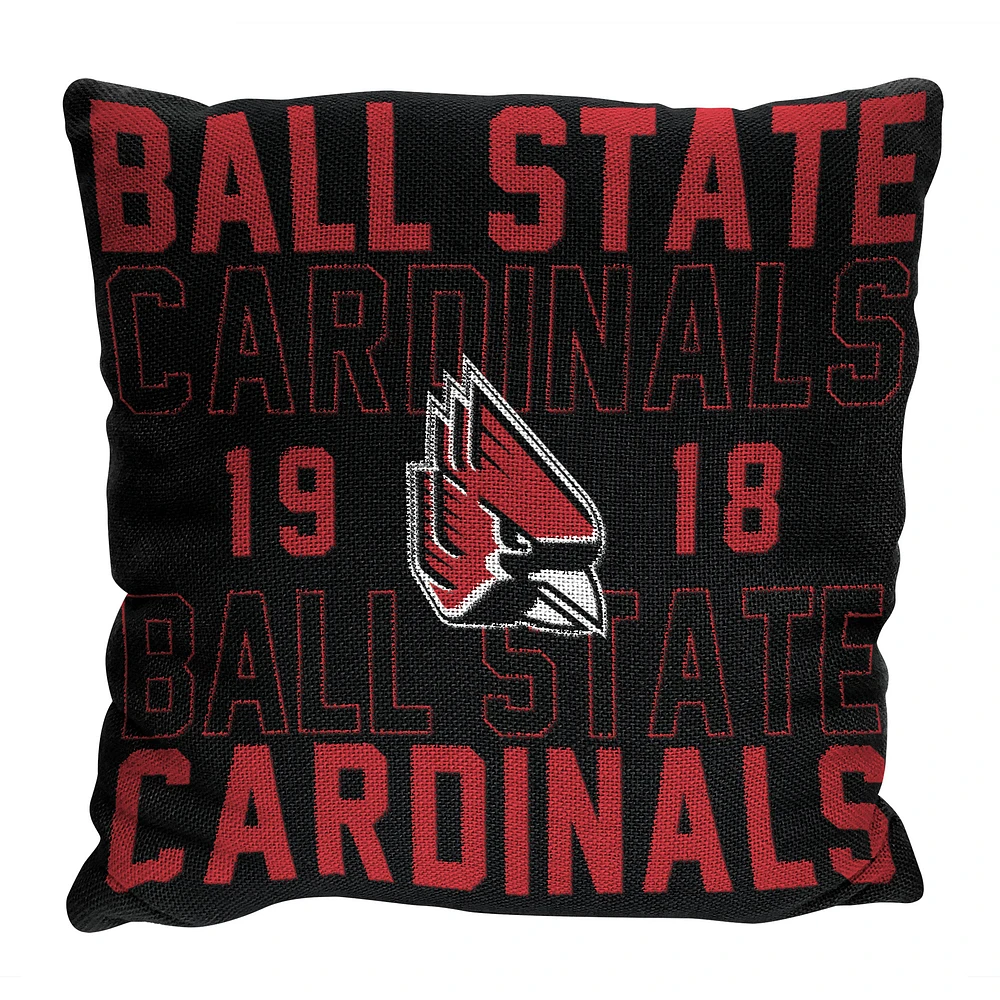 The Northwest Group Ball State Cardinals 20" x 20" Stacked Pillow