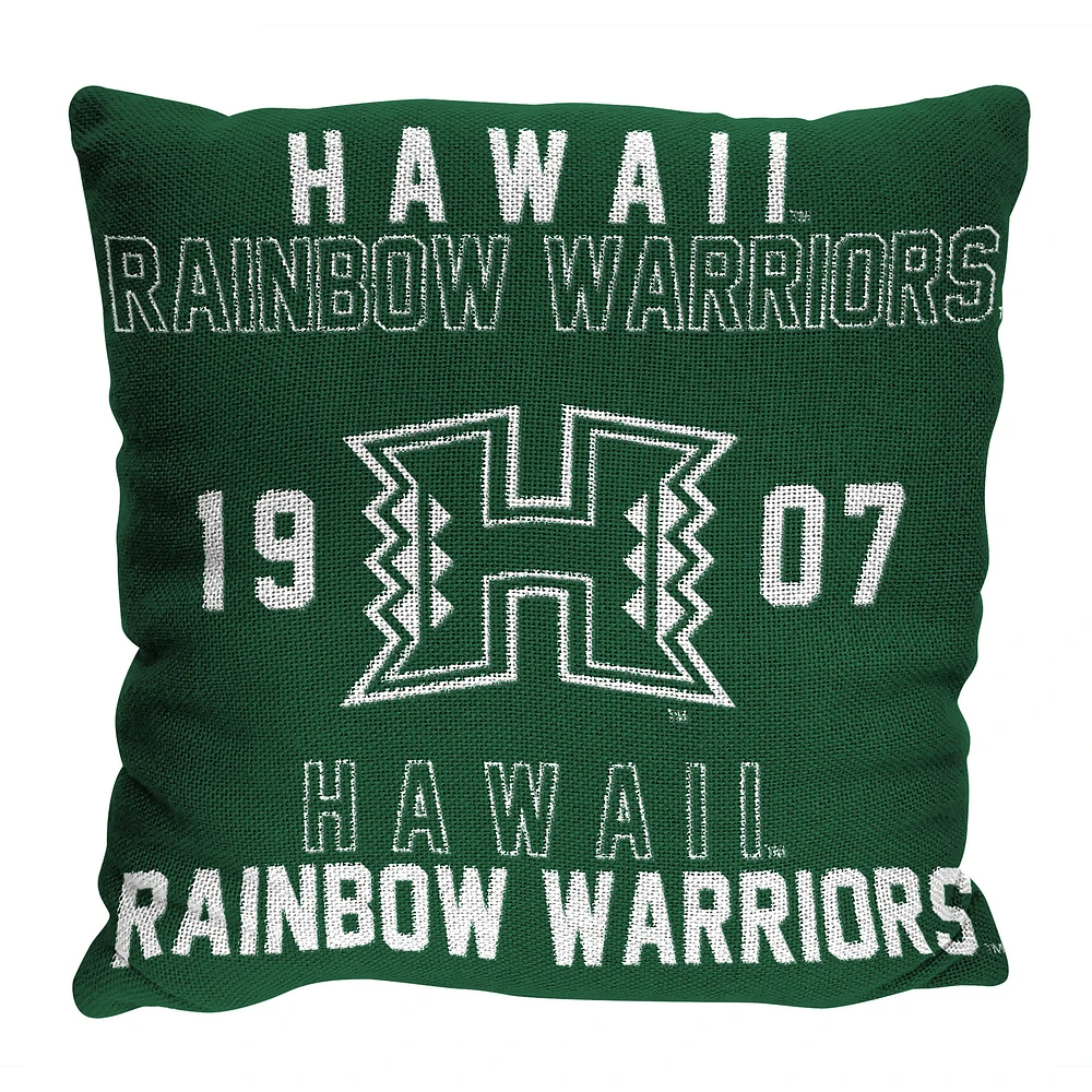 The Northwest Group Hawaii Rainbow Warriors 20" x 20" Stacked Pillow