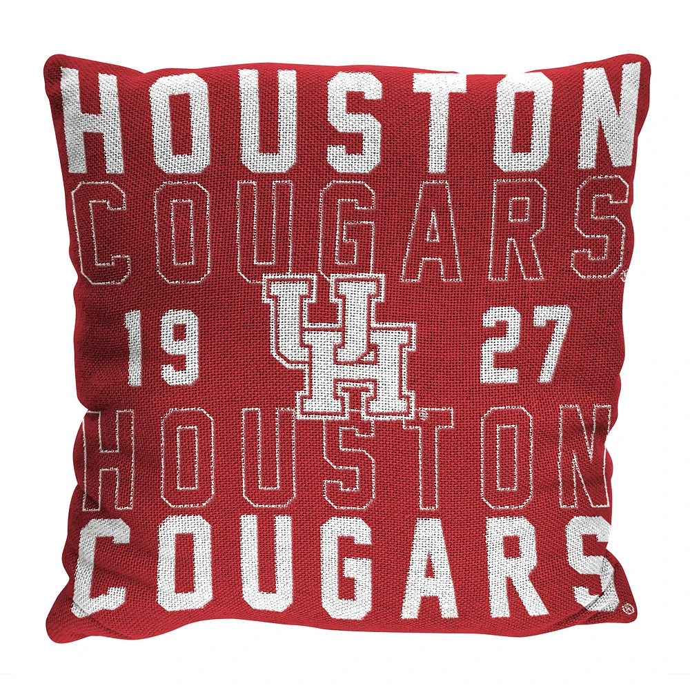 The Northwest Group Houston Cougars 20" x 20" Stacked Pillow
