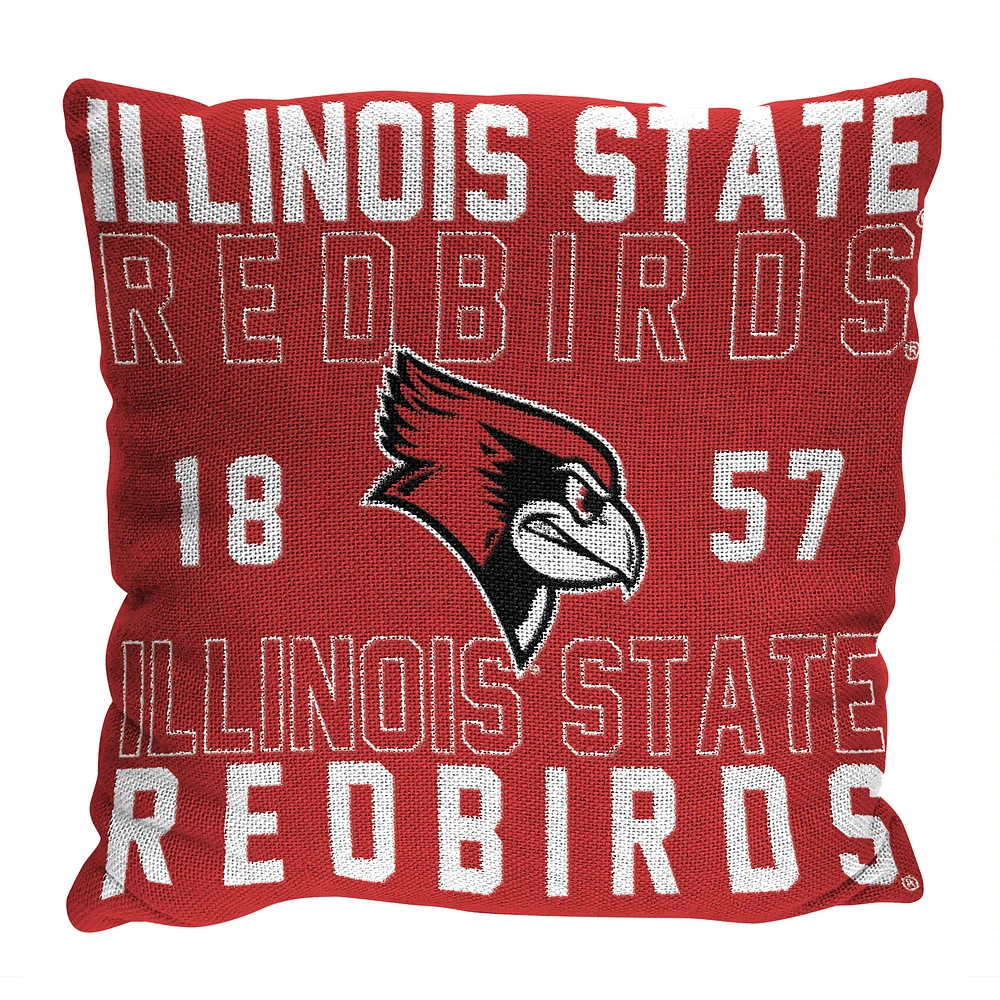 The Northwest Group Illinois State Redbirds 20" x 20" Stacked Pillow