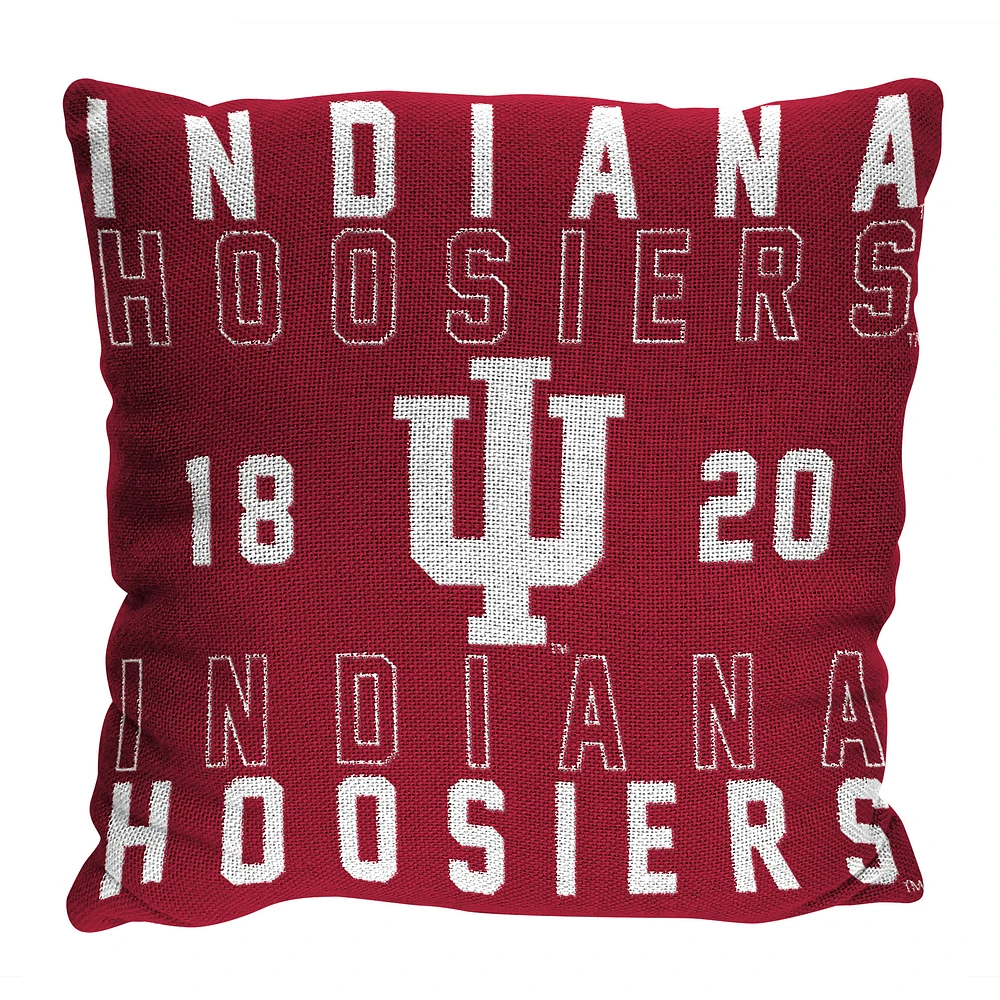 The Northwest Group Indiana Hoosiers 20" x 20" Stacked Pillow
