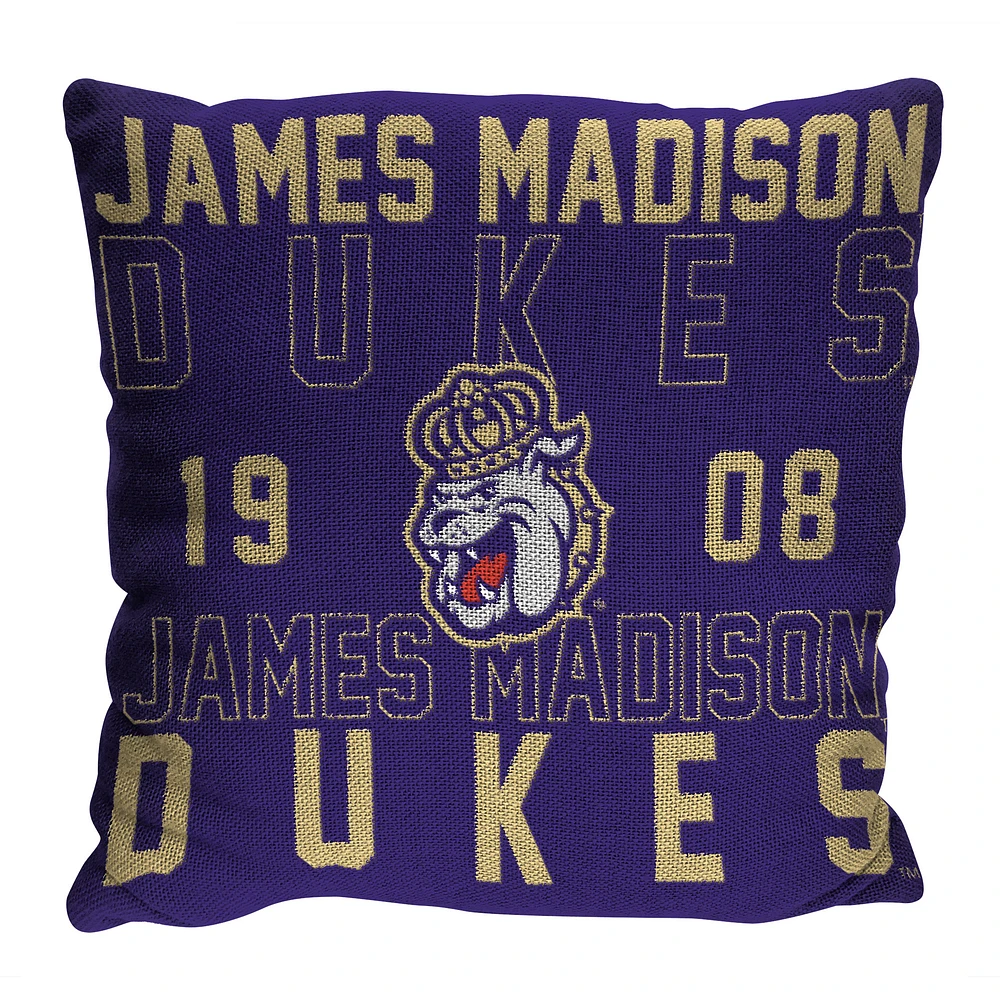 The Northwest Group James Madison Dukes 20" x 20" Stacked Pillow