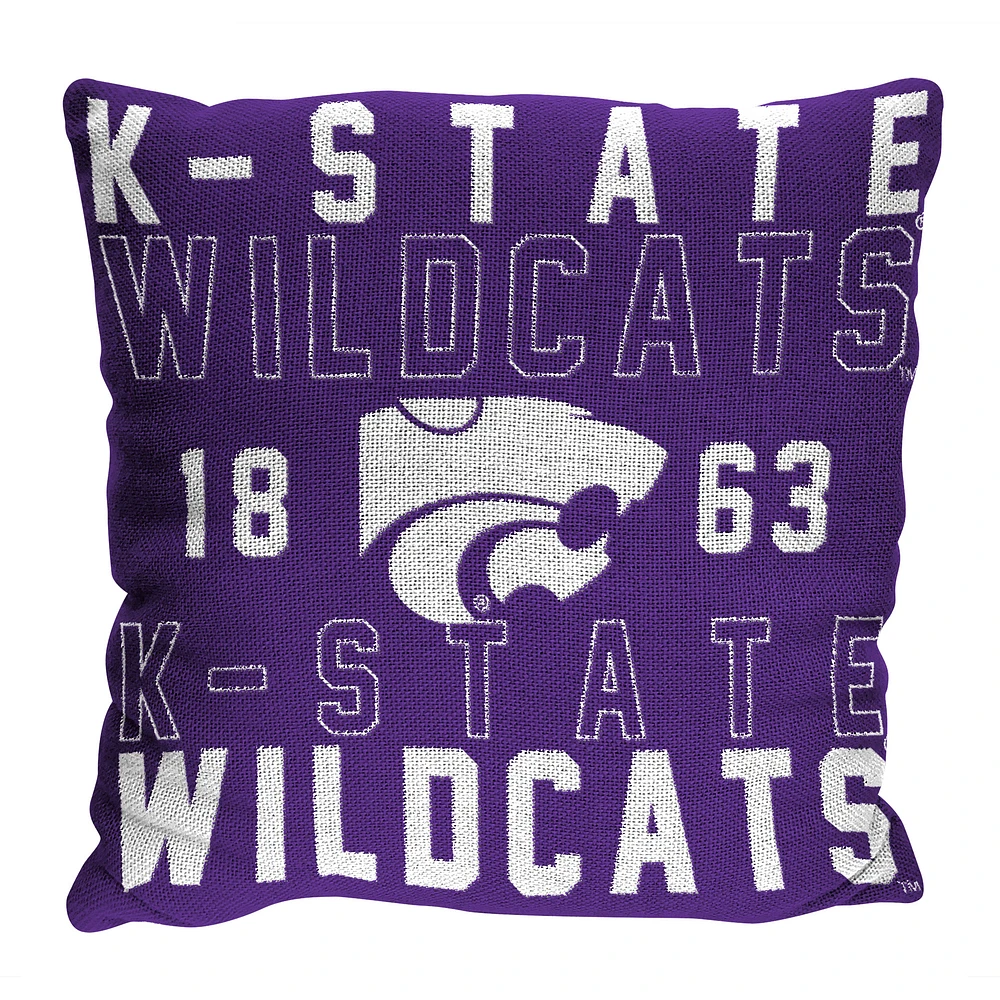 The Northwest Group Kansas State Wildcats 20" x 20" Stacked Pillow