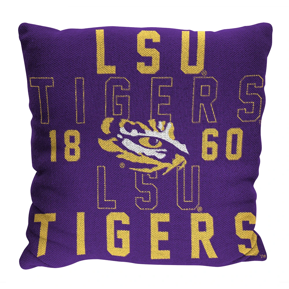 The Northwest Group LSU Tigers 20" x 20" Stacked Pillow