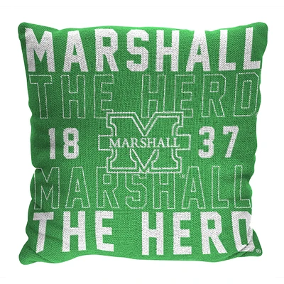 The Northwest Group Marshall Thundering Herd 20" x 20" Stacked Pillow