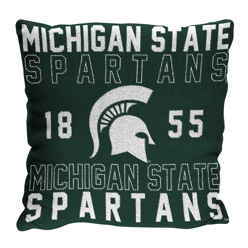 The Northwest Group Michigan State Spartans 20" x 20" Stacked Pillow