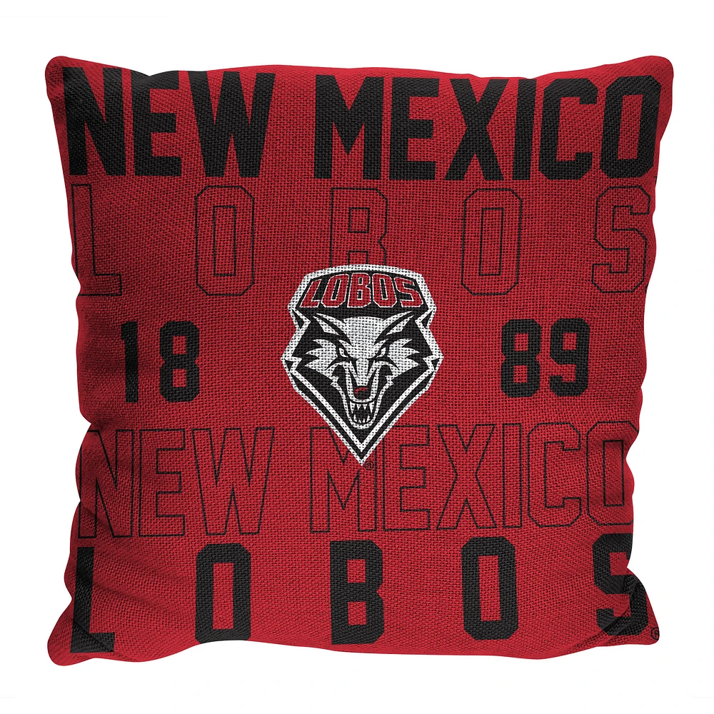 The Northwest Group New Mexico Lobos 20" x 20" Stacked Pillow