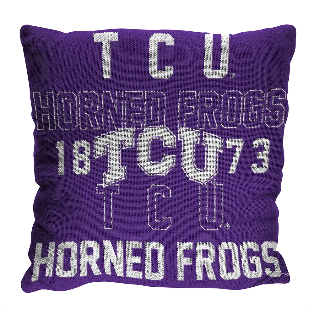 The Northwest Group TCU Horned Frogs 20" x 20" Stacked Pillow