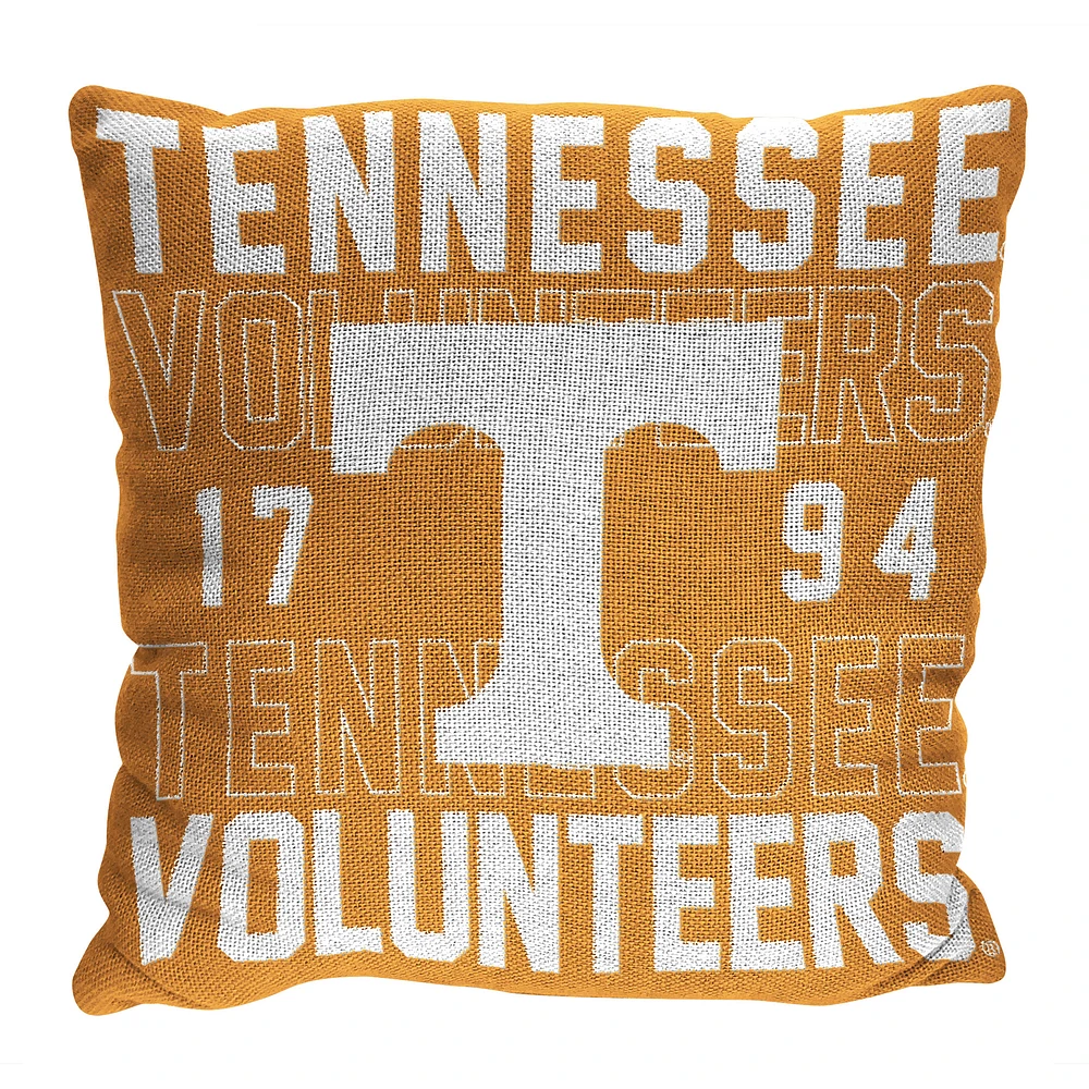 The Northwest Group Tennessee Volunteers 20" x 20" Stacked Pillow