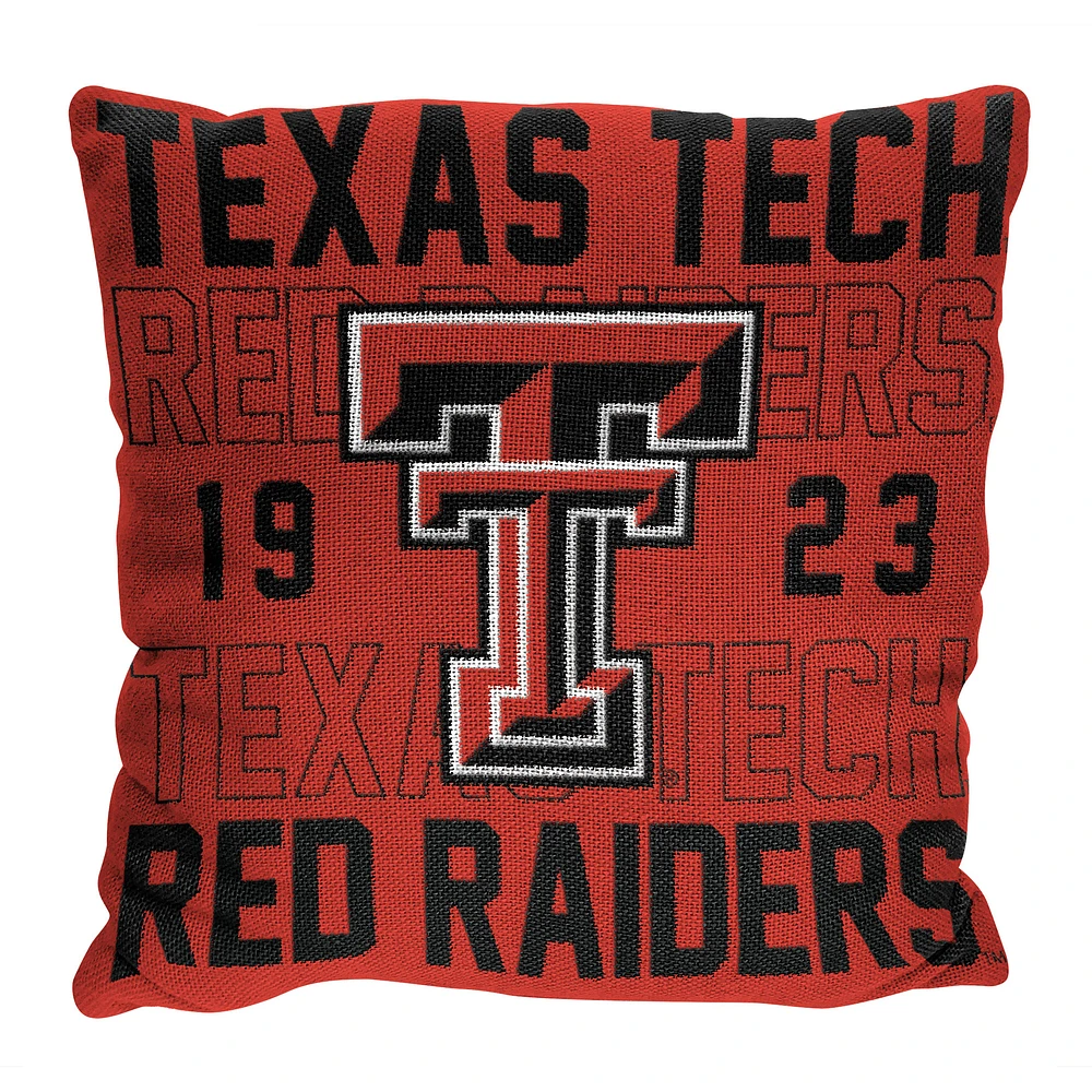 The Northwest Group Texas Tech Red Raiders 20" x 20" Stacked Pillow