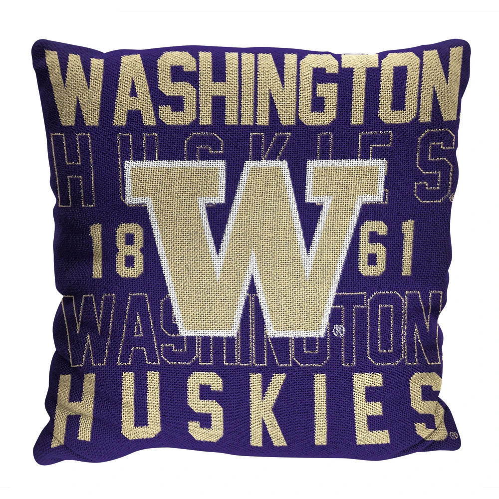 The Northwest Group Washington Huskies 20" x 20" Stacked Pillow