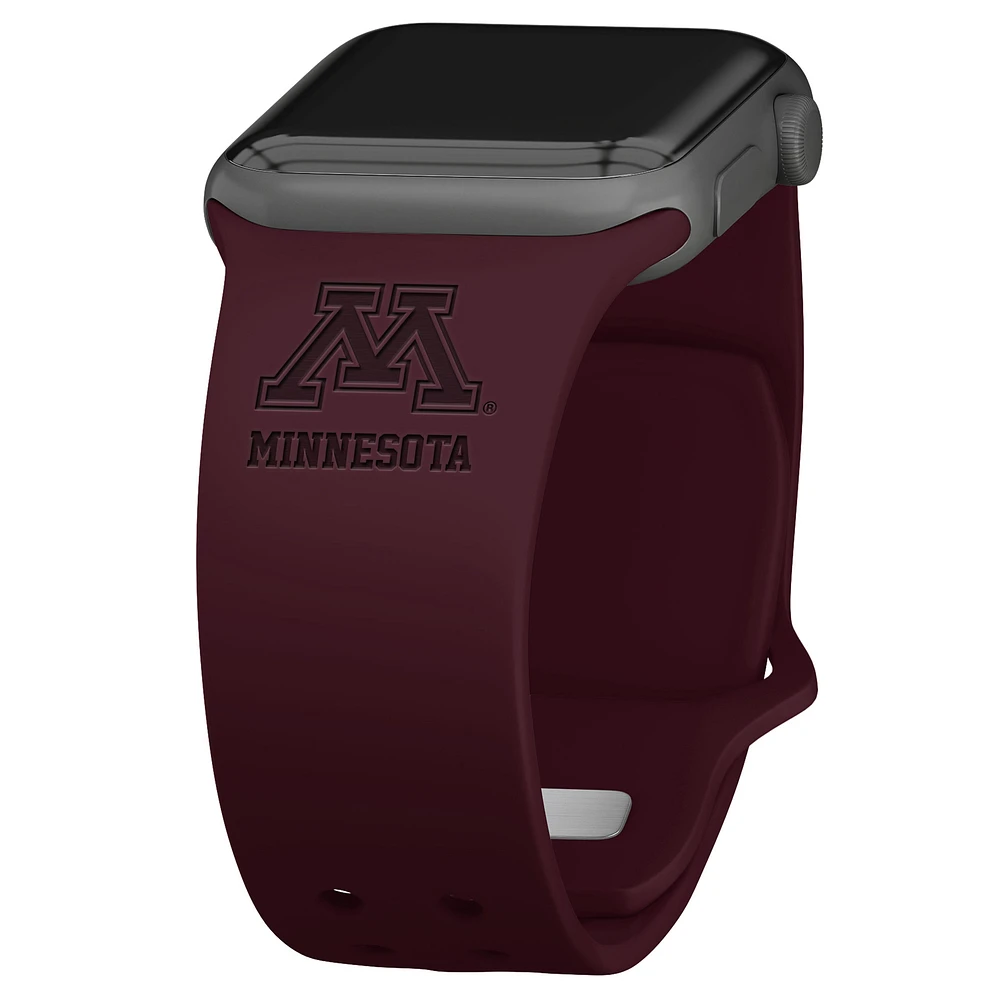Minnesota Golden Gophers Debossed Silicone Apple Watch Band