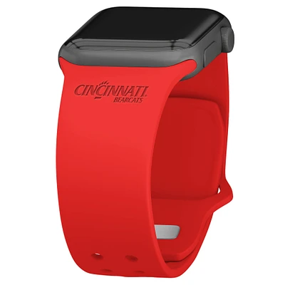 Cincinnati Bearcats Debossed Silicone Apple Watch Band