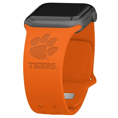 Clemson Tigers Debossed Silicone Apple Watch Band