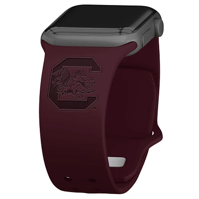 South Carolina Gamecocks Debossed Silicone Apple Watch Band