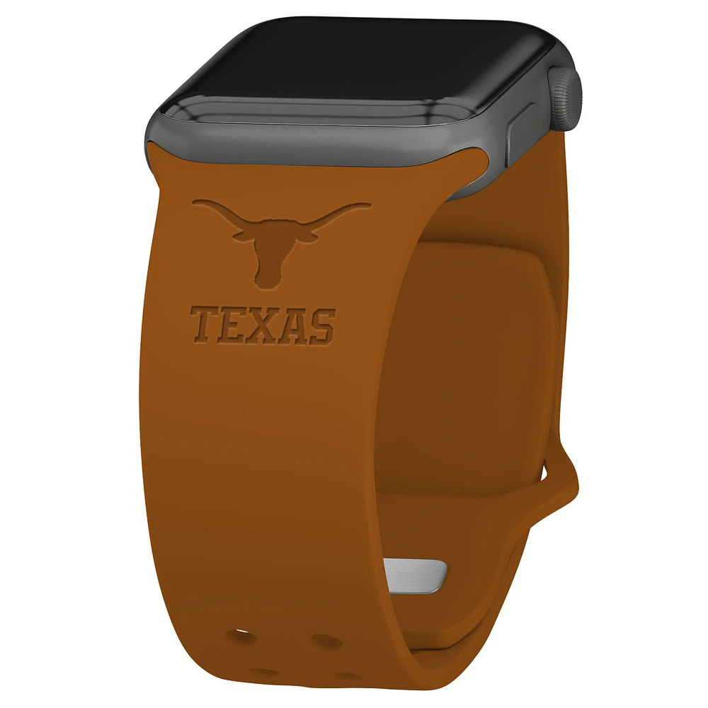 Texas Longhorns Debossed Silicone Apple Watch Band