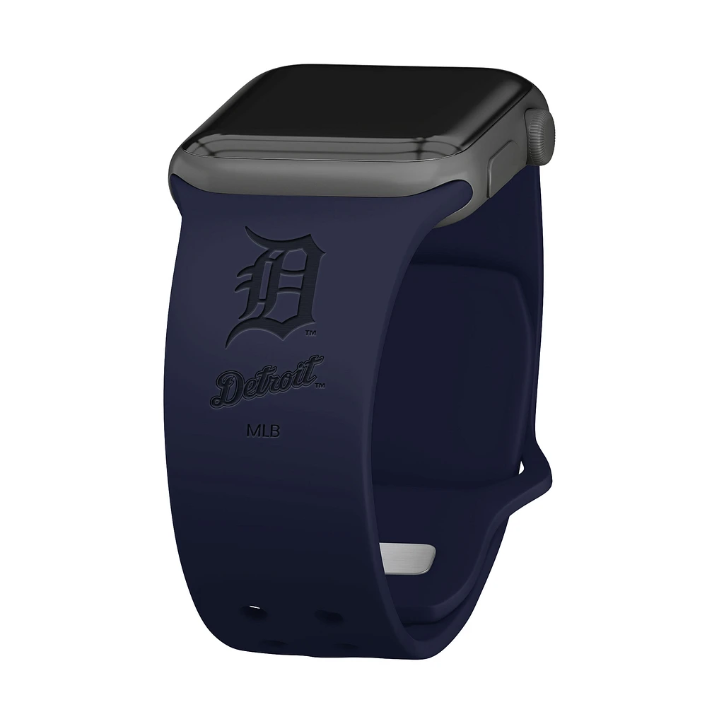 Detroit Tigers Debossed Silicone Apple Watch Band
