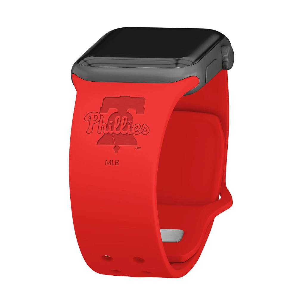 Philadelphia Phillies Debossed Silicone Apple Watch Band