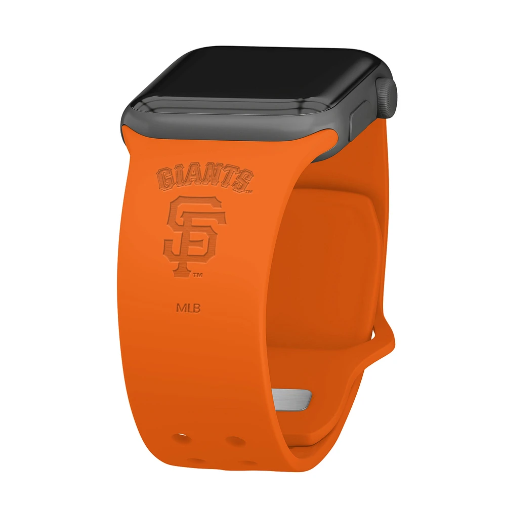 San Francisco Giants Debossed Silicone Apple Watch Band
