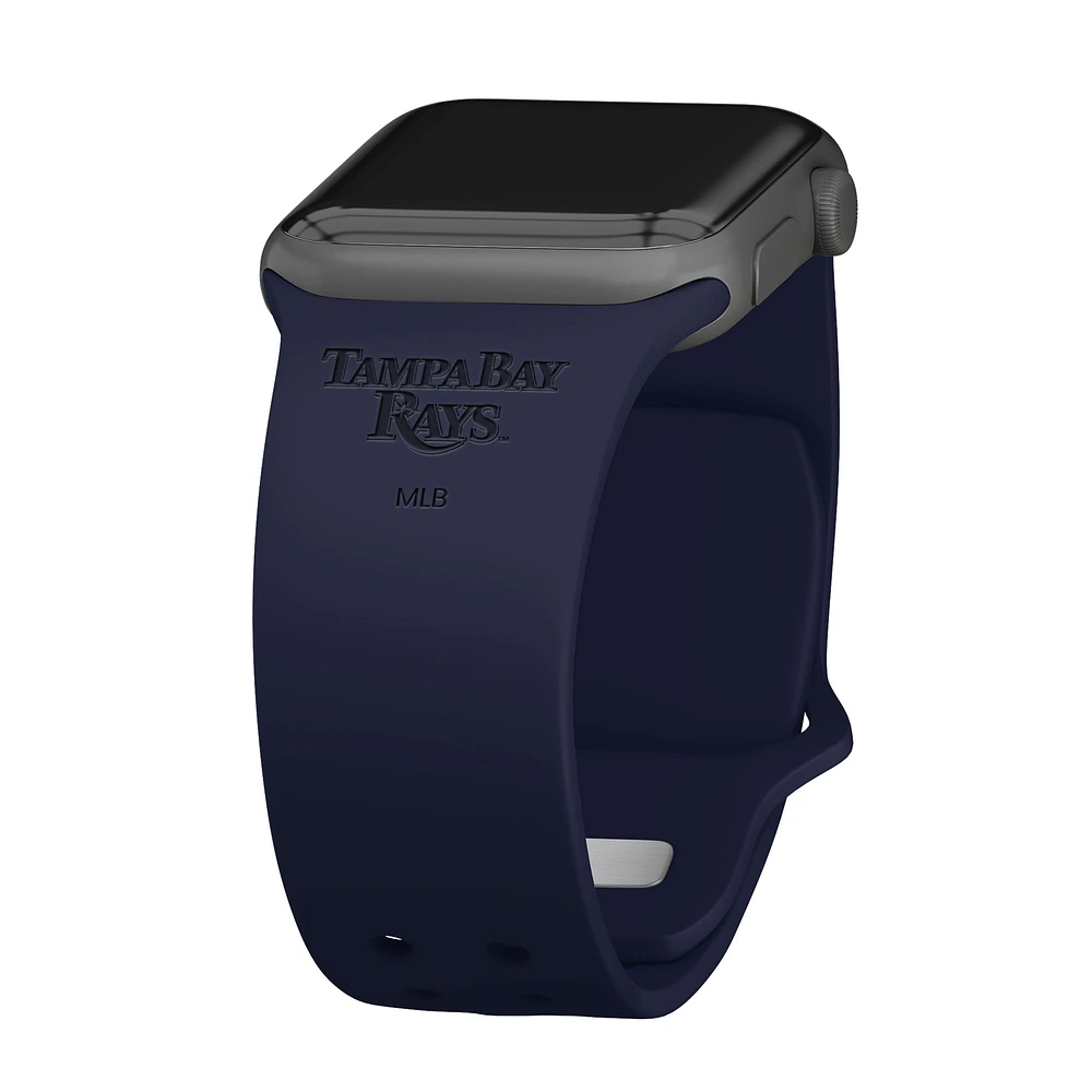 Tampa Bay Rays Debossed Silicone Apple Watch Band
