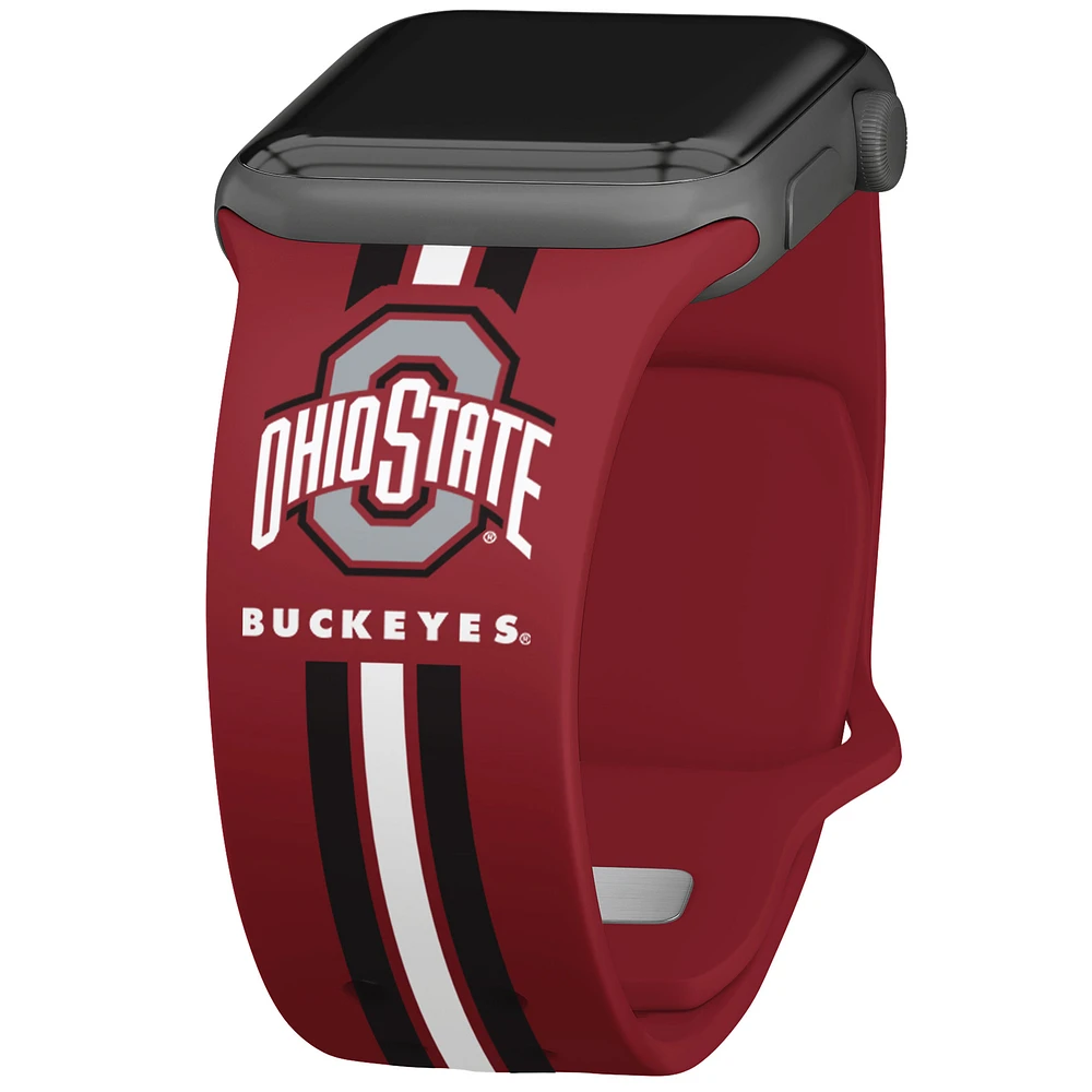 Ohio State Buckeyes Silicone Apple Watch Band